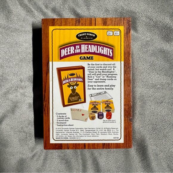 Deer in the Headlights Card and Dice Game | Board Game | Excellent - Picture 2 of 3